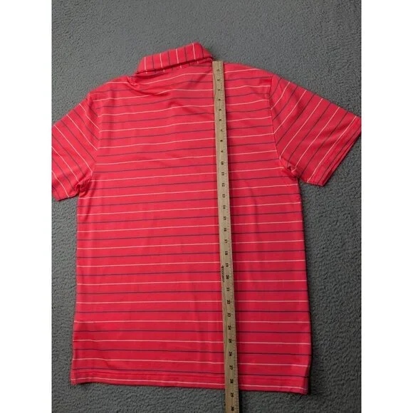 Under Armour Polo Shirt Mens Medium Performance Stripe 2.0 Golf Stretch - Picture 11 of 16